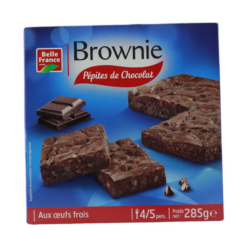 Brownies pépites de chocolat Belle France, 285g