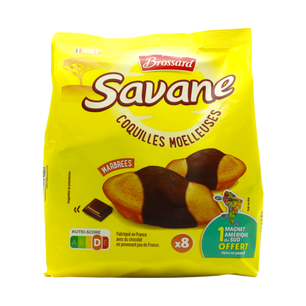 Savane coquilles moelleuses Brossard, 8x25g