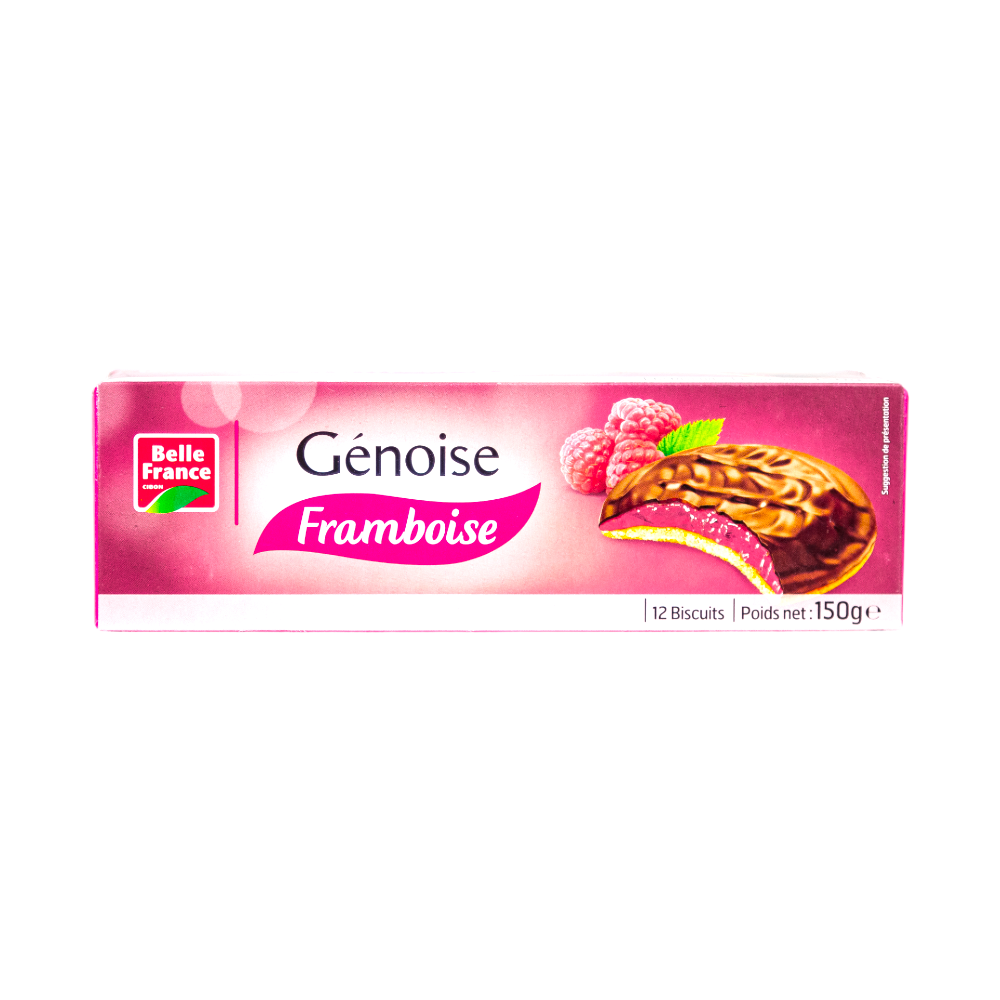 Génoise Framboise Belle France, 150g
