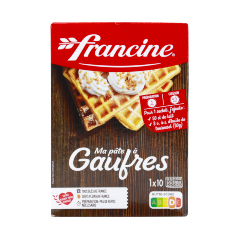 Préparation à gaufres Francine, 350g