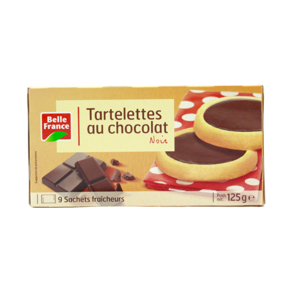 Tartelettes Au Chocolat Noir Belle France Livraison picerie Francaise
