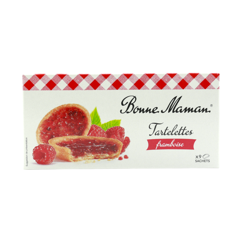 Tartelettes aux framboises Bonne Maman, 125g
