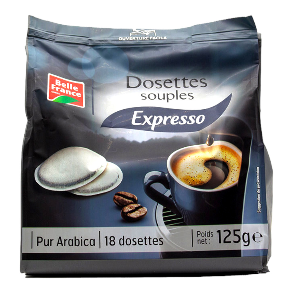 Dosettes Souples Expresso Belle France, 125g copie