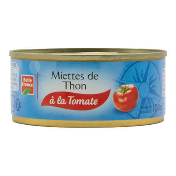Miettes de thon à la tomate Belle France, 104g